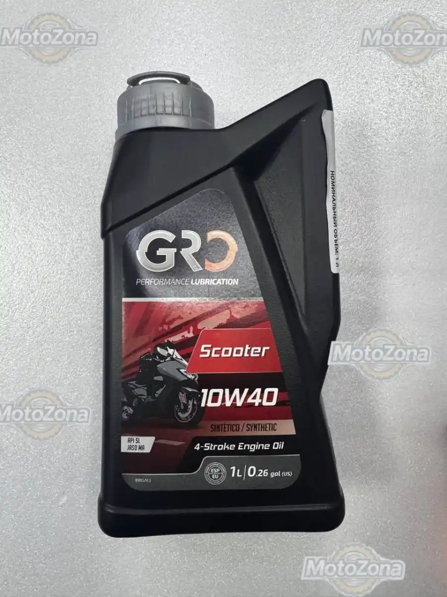 Синтетическое моторное масло для скутеров 4Т GRO SCOOTER 10w40