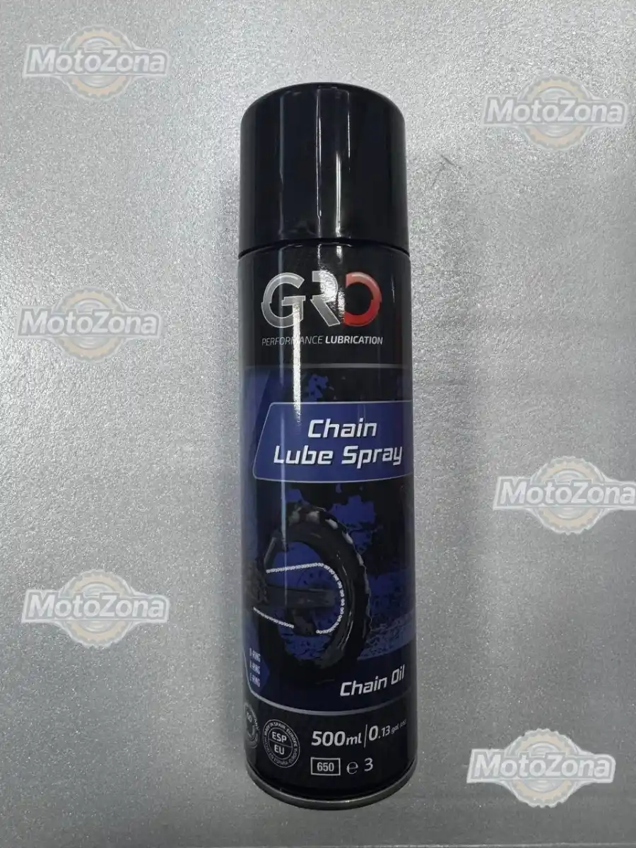 Спрей-смазка для цепей внедорожных мотоциклов GRO CHAIN LUBE 500 мл.
