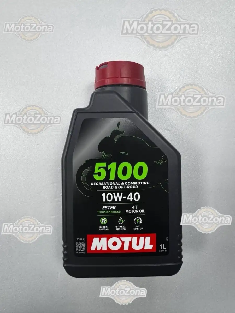 Масло Motul 5100 10w40 Синтетическое моторное масло для  4-тактных двигателей