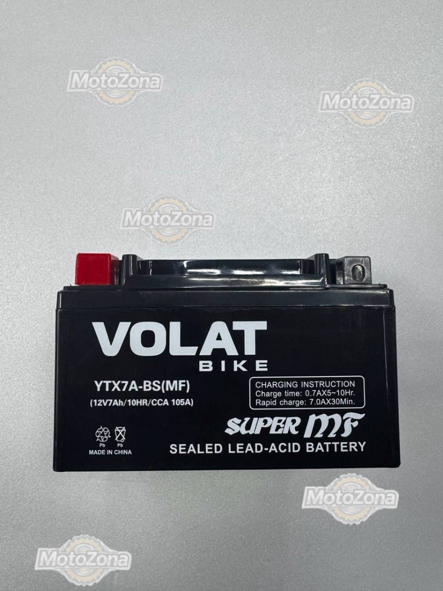 Аккумулятор 12v7ah Для мотоциклов и скутеров